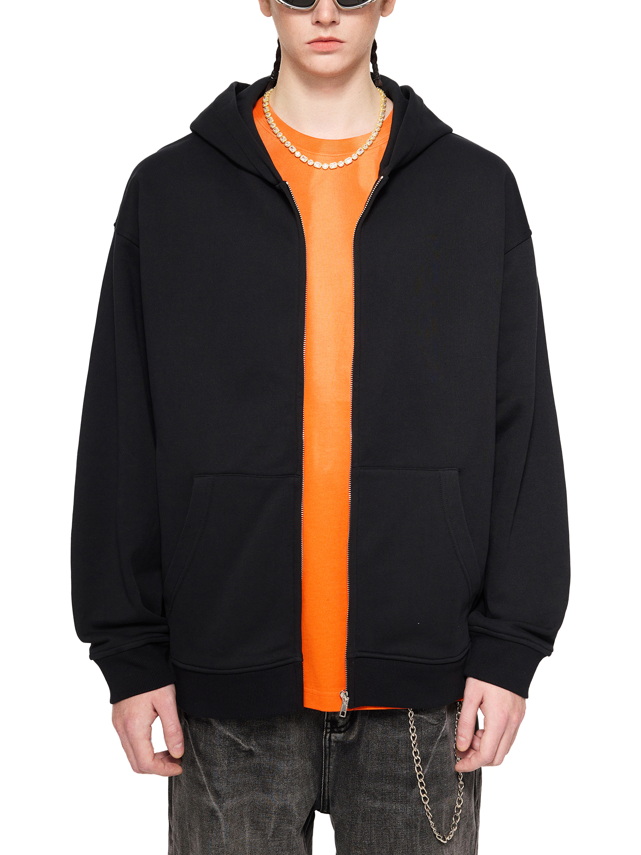 Heavyweight Zip-Up Hoodie – Essential Streetwear | Tapstitch